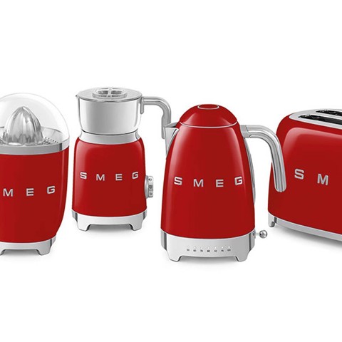 Smeg KLF04RDEU bollitore elettrico 1,7 L 2400 W Rosso
