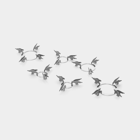 Smeg KPDSN100B accessorio e componente per piano cottura Acciaio inossidabile Kit di padelle