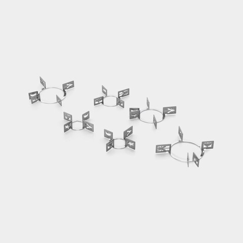 Smeg KPDSN100I accessorio e componente per piano cottura Acciaio inossidabile Kit di padelle