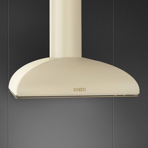 Smeg KS89POE cappa aspirante Cappa aspirante a parete Crema 820 m³/h A