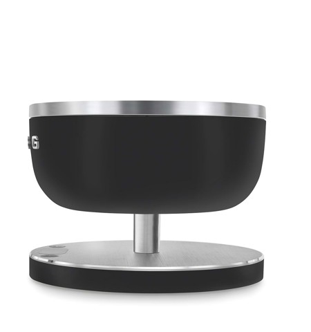 Smeg KSC01BLMWW bilancia da cucina Nero, Acciaio inossidabile Superficie piana Rotondo Bilancia da cucina elettronica