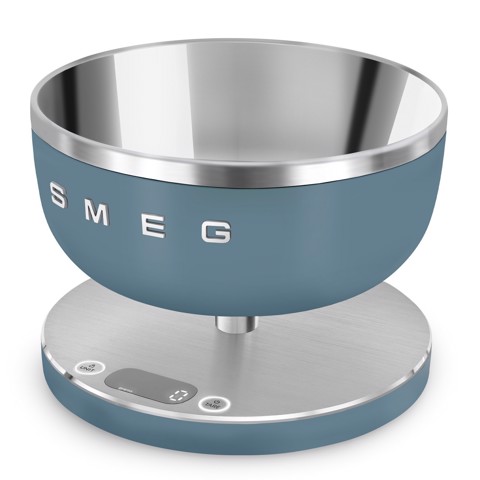 Smeg KSC01SBMWW bilancia da cucina Blu Superficie piana Rotondo Bilancia da cucina elettronica