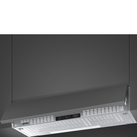 Smeg KSEIR92SE2 cappa aspirante Semintegrato (semincassato) Argento 225 m³/h