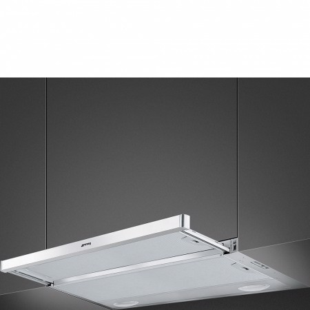 Smeg KSET91E2 cappa aspirante Semintegrato (semincassato) Argento 310 m³/h