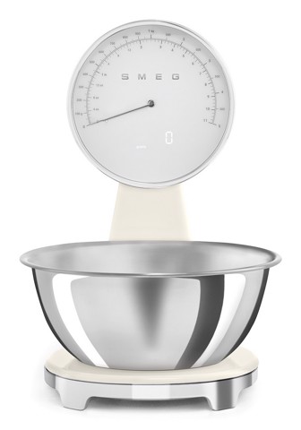 Smeg KSF01CRWW bilancia da cucina Crema Superficie piana Bilancia da cucina elettronica