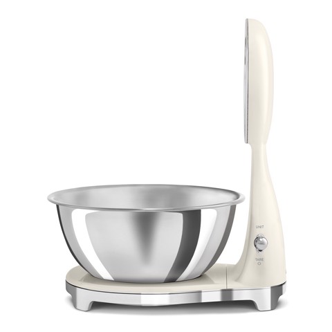 Smeg KSF01CRWW bilancia da cucina Crema Superficie piana Bilancia da cucina elettronica