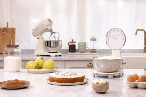 Smeg KSF01CRWW bilancia da cucina Crema Superficie piana Bilancia da cucina elettronica