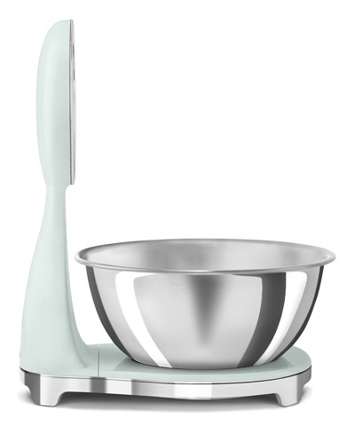 Smeg KSF01PGWW bilancia da cucina Cromo, Verde Superficie piana Bilancia da cucina elettronica