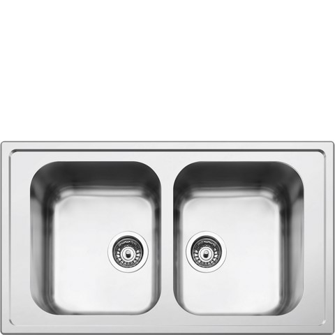 Smeg LLR862 lavello Lavello ad incasso Rettangolare Acciaio inox