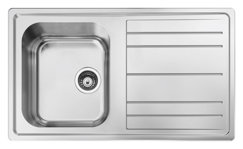 Smeg LPR861 lavello Lavello ad incasso Rettangolare Acciaio inossidabile Made in Italy