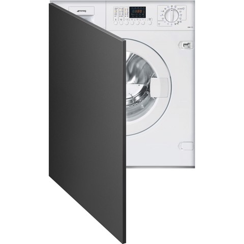 Smeg LSIA147S lavasciuga Da incasso Caricamento frontale Bianco Made in Italy