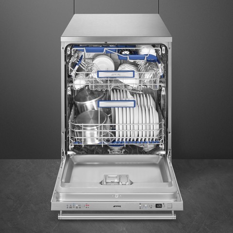 Smeg LVS433STPXIN lavastoviglie Libera installazione 13 coperti D