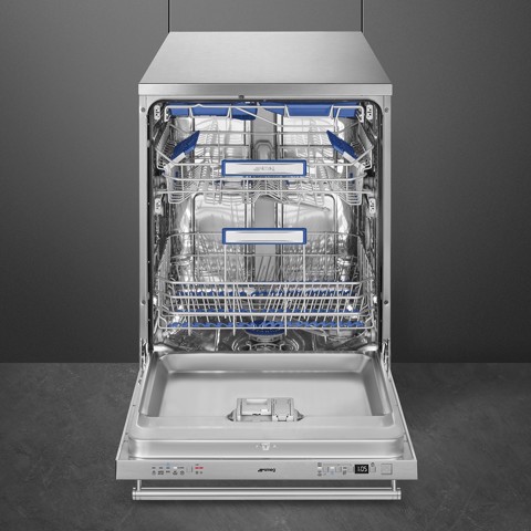 Smeg LVS433STPXIN lavastoviglie Libera installazione 13 coperti D