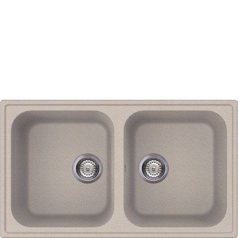 Smeg LZ862AV2 lavello Lavello ad incasso Rettangolare Made in Italy