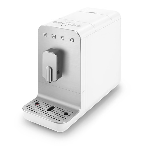 Smeg Macchina da Caffè Automatica con sistema latte Collezione Aesthetic – Bianco – BCC13WHMEU