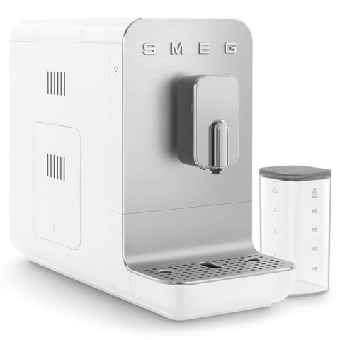 Smeg Macchina da Caffè Automatica con sistema latte Collezione Aesthetic – Bianco – BCC13WHMEU