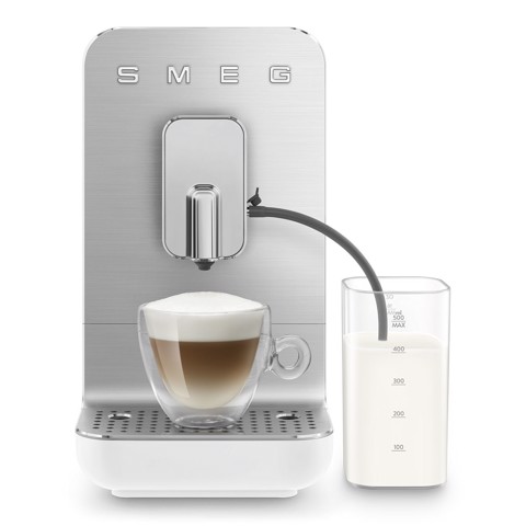 Smeg Macchina da Caffè Automatica con sistema latte Collezione Aesthetic – Bianco – BCC13WHMEU