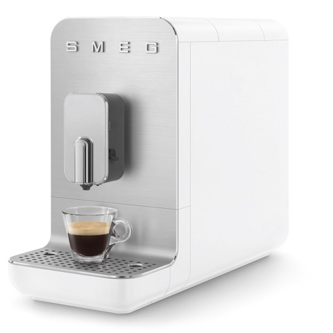 Smeg Macchina da Caffè Automatica con sistema latte Collezione Aesthetic – Bianco – BCC13WHMEU