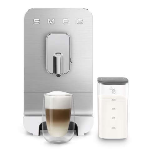 Smeg Macchina da Caffè Automatica con sistema latte Collezione Aesthetic – Bianco – BCC13WHMEU