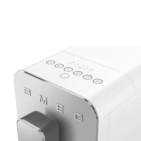 Smeg Macchina da Caffè Automatica con sistema latte Collezione Aesthetic – Bianco – BCC13WHMEU