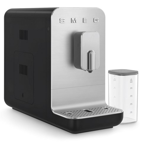 Smeg Macchina da Caffè Automatica con sistema latte Collezione Aesthetic – Nero – BCC13BLMEU