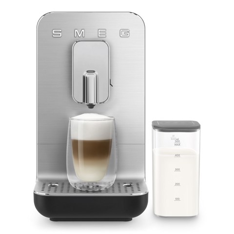 Smeg Macchina da Caffè Automatica con sistema latte Collezione Aesthetic – Nero – BCC13BLMEU