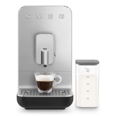 Smeg Macchina da Caffè Automatica con sistema latte Collezione Aesthetic – Nero – BCC13BLMEU