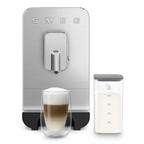 Smeg Macchina da Caffè Automatica con sistema latte Collezione Aesthetic – Nero – BCC13BLMEU