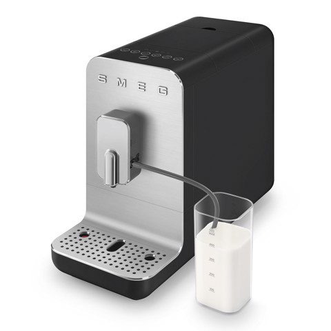Smeg Macchina da Caffè Automatica con sistema latte Collezione Aesthetic – Nero – BCC13BLMEU