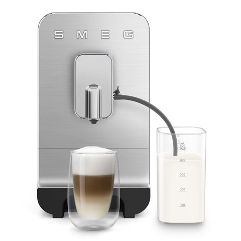 Smeg Macchina da Caffè Automatica con sistema latte Collezione Aesthetic – Nero – BCC13BLMEU