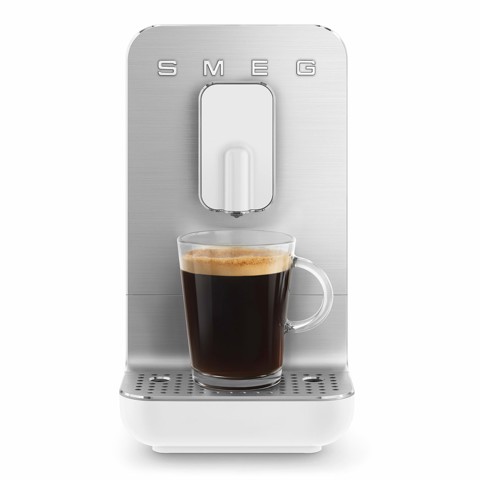 Smeg Macchina da Caffè Automatica lancia vapore Collezione Aesthetic – Bianco – BCC11WHMEU