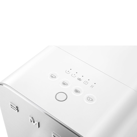 Smeg Macchina da Caffè Automatica lancia vapore Collezione Aesthetic – Bianco – BCC11WHMEU