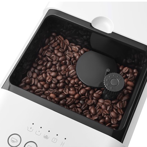 Smeg Macchina da Caffè Automatica lancia vapore Collezione Aesthetic – Bianco – BCC12WHMEU
