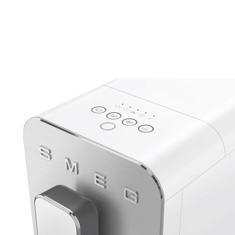 Smeg Macchina da Caffè Automatica lancia vapore Collezione Aesthetic – Bianco – BCC12WHMEU