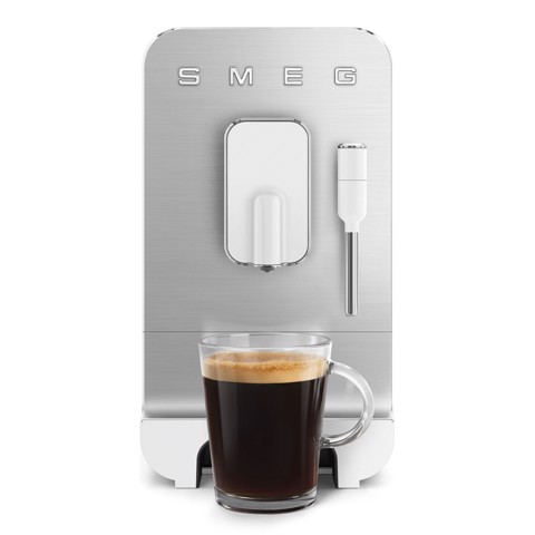 Smeg Macchina da Caffè Automatica lancia vapore Collezione Aesthetic – Bianco – BCC12WHMEU