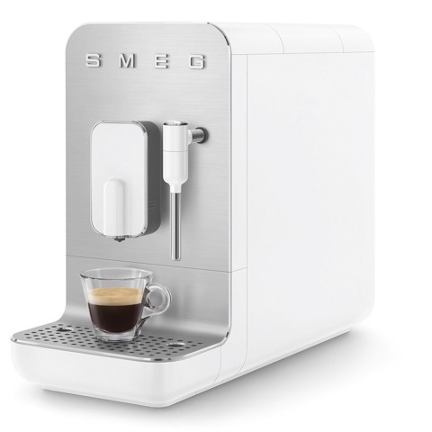 Smeg Macchina da Caffè Automatica lancia vapore Collezione Aesthetic – Bianco – BCC12WHMEU