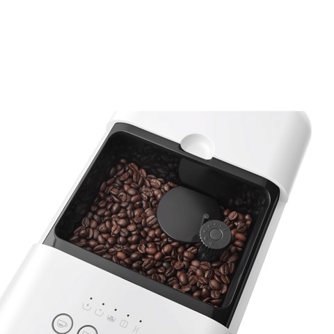 Smeg Macchina da Caffè Automatica lancia vapore Collezione Aesthetic – Bianco – BCC12WHMEU