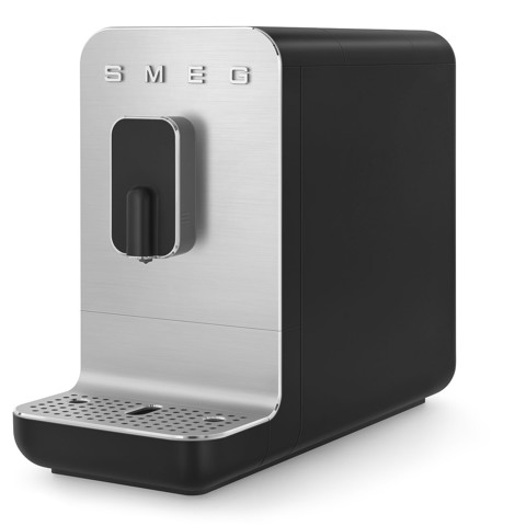Smeg Macchina da Caffè Automatica lancia vapore Collezione Aesthetic – Nero – BCC11BLMEU