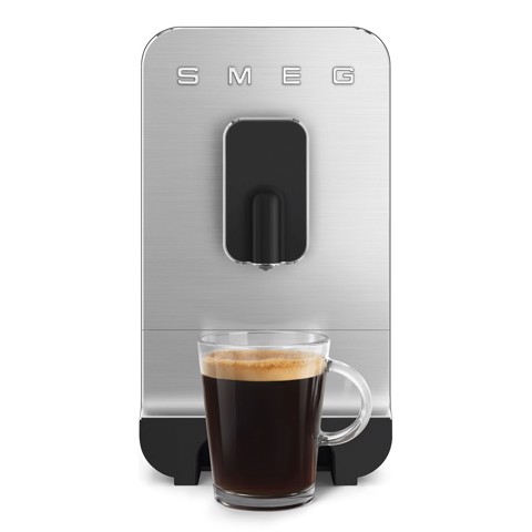 Smeg Macchina da Caffè Automatica lancia vapore Collezione Aesthetic – Nero – BCC11BLMEU
