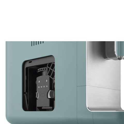 Smeg Macchina da Caffè Automatica lancia vapore Collezione Aesthetic – Verde Smeraldo – BCC12EGMEU