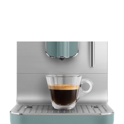 Smeg Macchina da Caffè Automatica lancia vapore Collezione Aesthetic – Verde Smeraldo – BCC12EGMEU