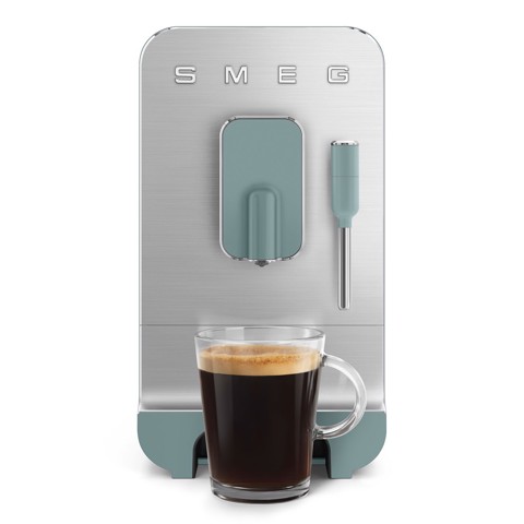 Smeg Macchina da Caffè Automatica lancia vapore Collezione Aesthetic – Verde Smeraldo – BCC12EGMEU