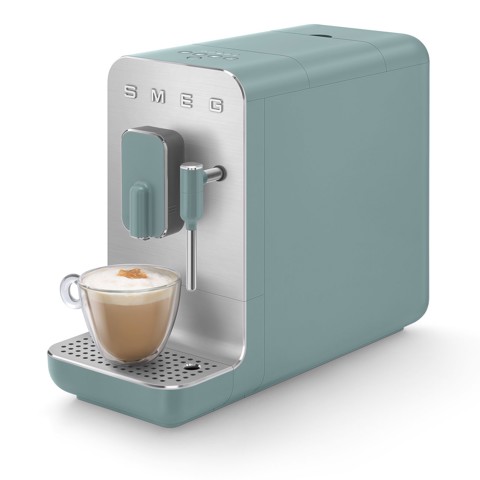 Smeg Macchina da Caffè Automatica lancia vapore Collezione Aesthetic – Verde Smeraldo – BCC12EGMEU