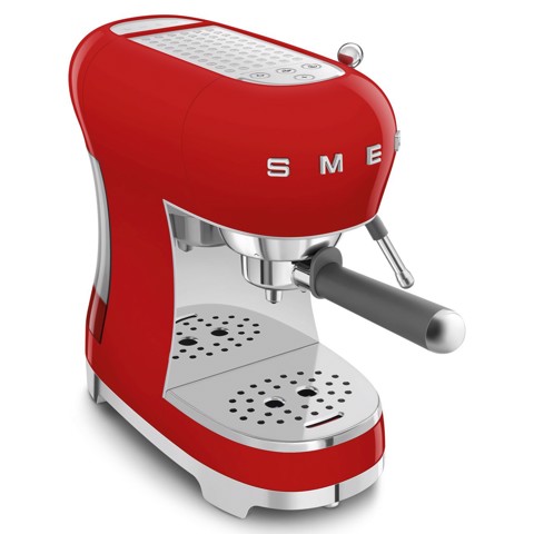 Smeg Macchina da Caffè Espresso Manuale 50's Style – Rosso LUCIDO – ECF02RDEU