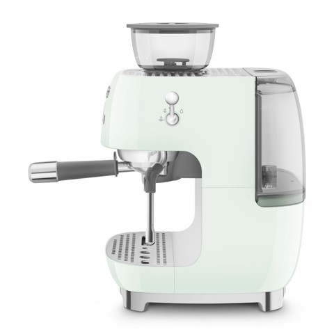 Smeg Macchina da Caffè Espresso Manuale con macinacaffè integrato 50's Style – Verde Pastello LUCIDO – EGF03PGEU