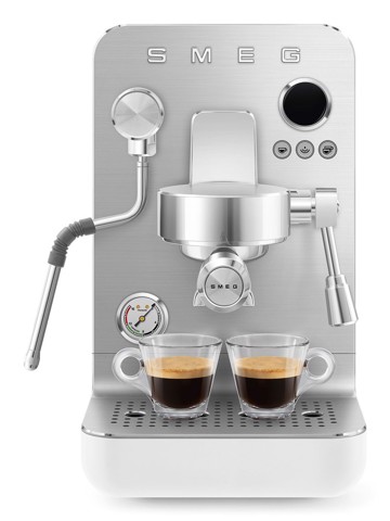 Smeg Macchina da caffè espresso Minipro Linea Collezione - Bianco Opaco - EMC02WHMEU