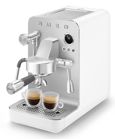 Smeg Macchina da caffè espresso Minipro Linea Collezione - Bianco Opaco - EMC02WHMEU