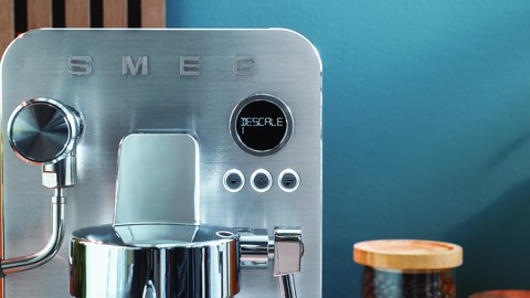 Smeg Macchina da caffè espresso Minipro Linea Collezione - Bianco Opaco - EMC02WHMEU