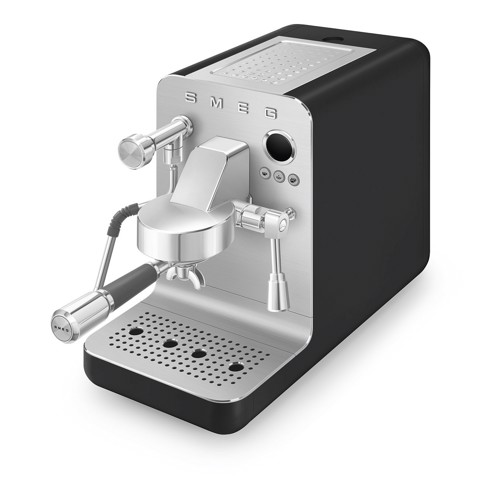 Smeg Macchina da caffè espresso Minipro Linea Collezione - Nero Opaco - EMC02BLMEU