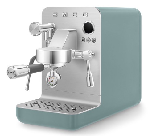 Smeg Macchina da caffè espresso Minipro Linea Collezione - Verde Smeraldo Opaco - EMC02EGMEU